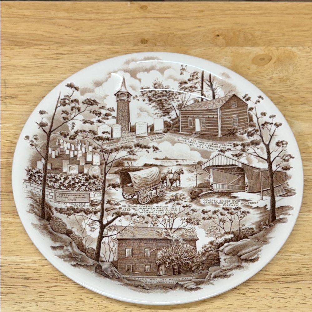 Johnson Brothers - Pennsylvania German Folklore - Ontario - 10" Decorative Plate